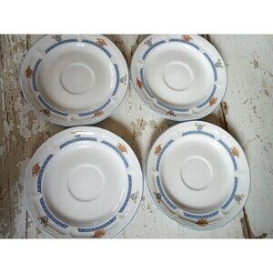 1994 New Cor Kitchen Kow Saucers Set Of 4